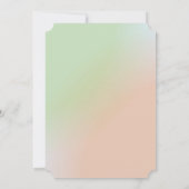 かわいらしフローラワイルドフラワーブライダルシャワー招待状 招待状 (裏面)