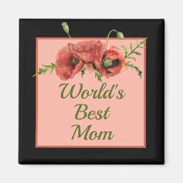 かわいらしフローラワールドの最高のマム マグネット