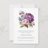 かわいらしフローラ写真悔やみや弔慰葬儀記念館 サンキューカード (正面)