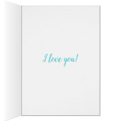 かわいらしフローラ写真Mom誕生日カード (内側 (右))