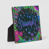 かわいらしフローラ勝利の感激インスパイア性 フォトプラーク (正面)