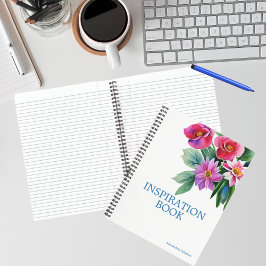 かわいらしフローラ可愛いモダンスパイラルノート ノートブック