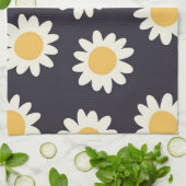 かわいらしフローラ台所用タオル キッチンタオル (折り畳み)