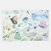 かわいらしフローラ台所用タオル キッチンタオル (横)