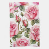 かわいらしフローラ台所用タオル キッチンタオル (縦)