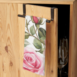 かわいらしフローラ台所用タオル キッチンタオル