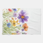 かわいらしフローラ台所用タオル キッチンタオル (横)