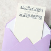 かわいらしフローラ名スタンプ セルフインキングスタンプ