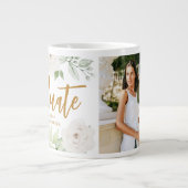 かわいらしフローラ大学院生Script Class Year Photo ジャンボコーヒーマグカップ (正面)