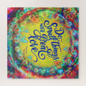 かわいらしフローラ小さなもの素晴らしはインスピリシティ ジグソーパズル (横)