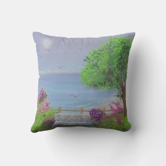 かわいらしフローラ座面積 クッション (裏面)