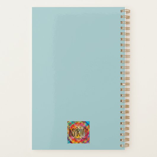 かわいらしフローラ感動的ハート引用文 プランナー手帳 (裏面)