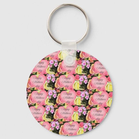かわいらしフローラ母の日 キーホルダー (正面)