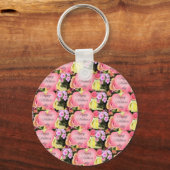 かわいらしフローラ母の日 キーホルダー (正面)