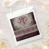 かわいらしフローラ水彩設計 フェイバーバッグ (クリップ留めされた状態)