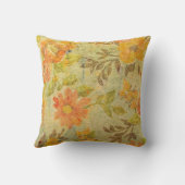 かわいらしフローラ水色 クッション (裏面)