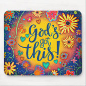 かわいらしフローラ神の得マウスパッド マウスパッド (正面)