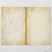 かわいらしフローラ経過日誌スクラップブック紙 (裏面)