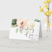 かわいらしフローラ考えるI 恋しく思 You悔やみや弔慰 I You カード (黄色い花)