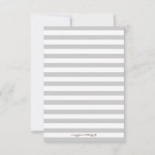 かわいらしフローラ鳥リース誕生発表 招待状 (裏面)