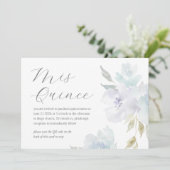 かわいらしフローラ15th誕生日キンセアニラQRコード 招待状 (スタンド正面)