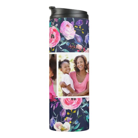 かわいらしフローラ3フォトモノグラム タンブラー (回転右)