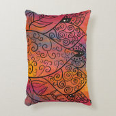 かわいらしフローラ アクセントクッション (正面(垂直))