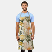 かわいらしフローラ エプロン (着用した状態)