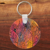 かわいらしフローラ キーホルダー (正面)