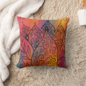 かわいらしフローラ クッション (ブランケット)