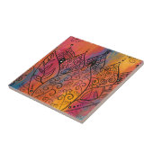 かわいらしフローラ タイル (側面)