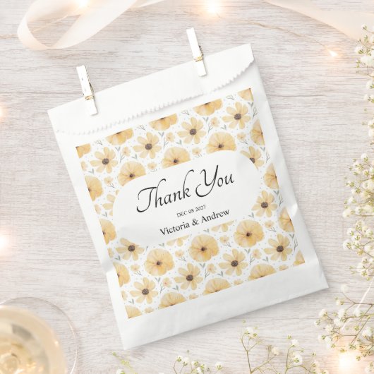 かわいらしフローラ フェイバーバッグ (クリップ留めされた状態)