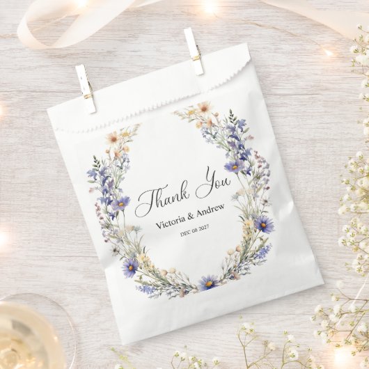 かわいらしフローラ フェイバーバッグ (クリップ留めされた状態)