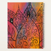 かわいらしフローラ プランナー手帳 (裏面)