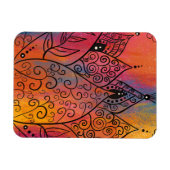 かわいらしフローラ マグネット (横)