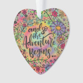 かわいらしフローラ『冒険が始まる』 オーナメント (正面)