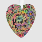 かわいらしフローラ『冒険が始まる』 オーナメント (正面)