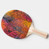 かわいらしフローラ 卓球ラケット (横)