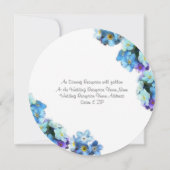 かわいらしフ忘れラワーズ 招待状 (裏面)