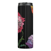 かわいらしブラックウォーター絵画カラーのケシ タンブラー (裏面)