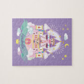 かわいらしプリンセスジパーソナライズされたグソーパズル ジグソーパズル (横)