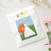 かわいらしプリンセスブライダルシャワーの好意バッグ フェイバーバッグ (封をした状態)