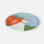 かわいらしプリンセスブライダルシャワー紙プレート ペーパープレート (アングル)