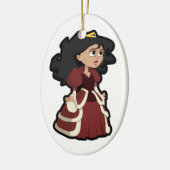 かわいらしプリンセス セラミックオーナメント (左)