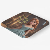 かわいらしプリンセス ペーパープレート (傾斜あり)