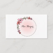 かわいらしプロフェッショナルパーソナライズされた 名刺 (正面)