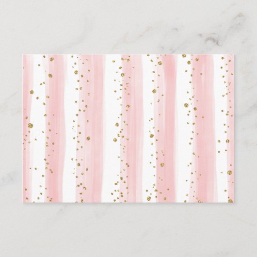 かわいらしベビーゾウ赤面バラディスプレイシャワー エンクロージャーカード (裏面)