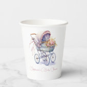 かわいらしベビーPram 紙コップ (裏面)