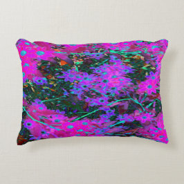 かわいらしホットピンク、マゼンタ、アクアブルー アクセントクッション