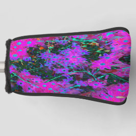 かわいらしホットピンク、マゼンタ、アクアブルー ゴルフヘッドカバー